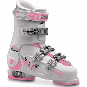 Roces - Kids Idea Free - Skischoen - Wit Roze - Hard PP Shell