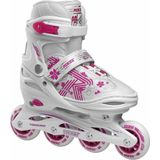 Roces Meisjes Jokey 3.0 Girl inline skates, wit-roze, 34/37