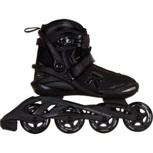 Roces ICON Inline skates voor heren, zwart-donker houtskool, 36