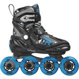 Roces Jongens Moody Boy TIF inline skates, Black-Astro Blue, 30-35