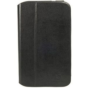 Tucano TAB-LS38 Optisch leren beschermhoesje voor Samsung Tab3 20,3 cm (8 inch) met 2 opstelfuncties zwart