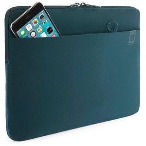 Tucano Top Second Skin - Notebook-Hülle - 38.1 cm (15") - blau petroleumfarben