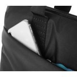 Tucano Smilza laptoptas voor 13/14 inch (33,1 cm) notebooks, schokabsorberende binnenvoering, afneembare schouderriem, zwart.