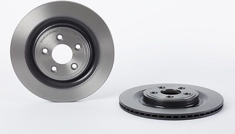 BREMBO Remschijf JAGUAR,DAIMLER 09.B312.11 C2C25339,C2D26352,C2D61075 Remschijven
