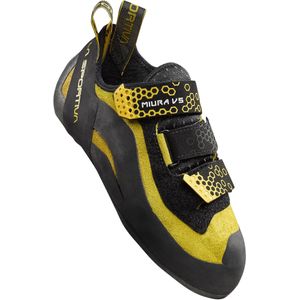 La Sportiva Miura VS zwart/geel, heren klimschoenen, maat 42, Zwart Geel, 42 EU