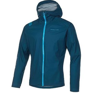 La Sportiva Jas merk Pocketshell Jkt M Storm Blue/Maui