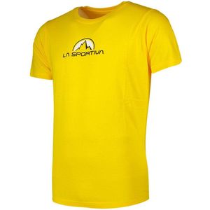La Sportiva Footstep Korte Mouwen T-shirt Geel L Man