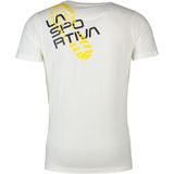 La Sportiva Footstep T-shirt Met Korte Mouwen Wit M Man