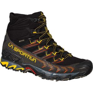 La Sportiva - Heren wandelschoenen - Ultra Raptor II Mid GTX Black/Yellow voor Heren - Maat 43.5 - Zwart