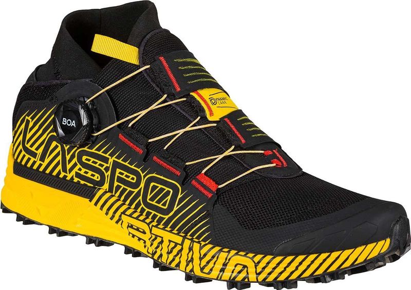 La Sportiva - Cyklon - Trail Running Schoenen - Geel,Zwart - Materiaal: Dynamisch Cage