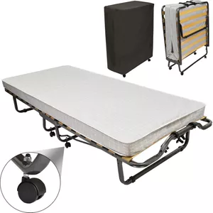 LIFEZEAL Opklapbed 200 x 80 cm met metalen frame tot 120 kg, opvouwbaar LIFEZEAL Opklapbed 200 x 80 cm met metalen frame tot 120 kg, opvouwbaar