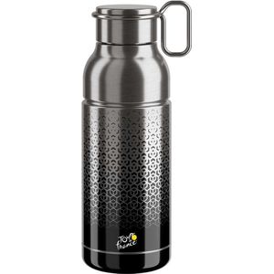 Elite Mia Tour de France Bidon 650 ml Roestvrij staal - Zilver