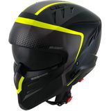 Suomy - Armor - Jethelm - Zwart Geel - Polycarbonaat