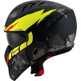 Suomy - Armor - Jethelm - Zwart Geel - Polycarbonaat