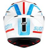 Suomy - Track 1 Ninety Seven - Integraalhelm - Wit Blauw - ECE 22.06