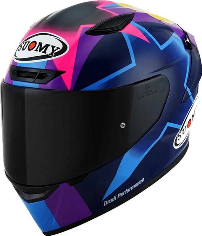 Suomy Track 1 Bastianini Replica ECE 22.06 - Integraalhelm - Blauw Paars