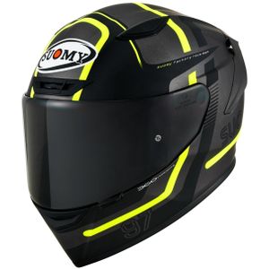 Suomy - Track 1 - Integraalhelm - Zwart Geel - Carbon