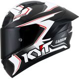 Integraalhelm KYT NZ-Race Carbon Competition Wit