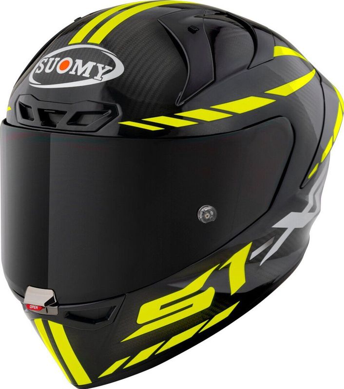 Suomy - S1-XR GP Carbon Hypersonic - Integraalhelm - Zwart Geel