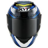 Integraalhelm KYT NZ-Race Carbon Stride Blauw-Wit