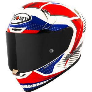Suomy - SR-GP Evo - Integraalhelm - Rood Blauw - Composiet Carbon