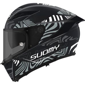 Suomy Stellar 2 Molten Zwart Grijs Integraalhelm - Maat L - Helm