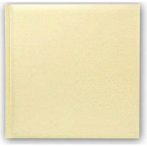 Fotoboek/fotoalbum met 20 paginas beige - 32 x 32 x 2,5 cm