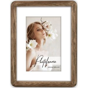 ZEP - Houten Fotolijst Gressan Bruin met Passe-Partout voor foto 20x30 / 30x40 - BC34P