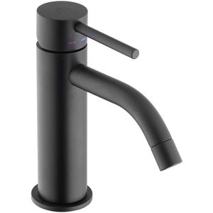 Paffoni Light Wastafelmengkraan 16.2cm opbouw zwart mat