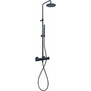 Paffoni - Mini Birillo verstellbare Duschsäule ZCOL638LIQNO Metall - Mattschwarz