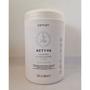 Kemon ACTYVA Volume e Corposita Conditioner 1000ml, Volume & Bounce