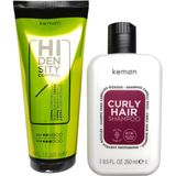 Kemon - Curly Hair Set - Haarverzorgingsproducten - 250 ml Shampoo - 200 ml Stylingcrème