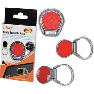 Trade Shop - AUTOHALTERUNG RING FÜR SMARTPHONE MOBILTELEFON LUFTBUCHSE MEHRZWECK-CD-SPIELER HD-078 -