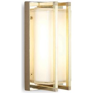 Moretti Luce Buitenwandlamp Ice Cubic 3413, messing natuur