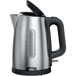 Braun Waterkoker WK 1500 BK 1,7l - Waterkoker - Zilver - Zwart