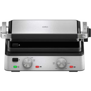 Braun CG7020 MultiGrill 7 Contactgrill Zwart/RVS