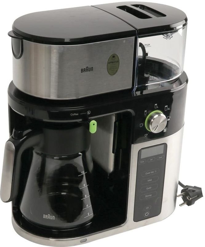 Braun KF9050BK MultiServe Koffiezetapparaat Zwart/RVS