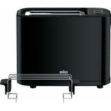 Domestic Home ht 3010 bk PurEase Schwarz 2-Scheiben-Toaster - Braun