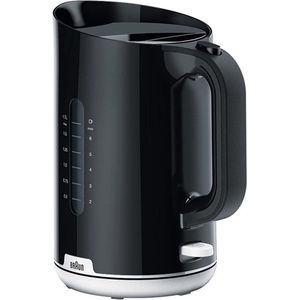 Braun WK 1100 BK, 1,7 l, 2200 W, Schwarz, Kunststoff, Wasserstandsanzeige, Drahtlos