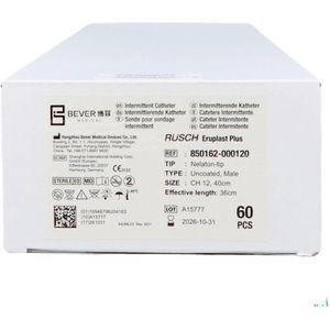 Rushcare - Eruplast Plus CH12 - Katheter - 60 Stuk