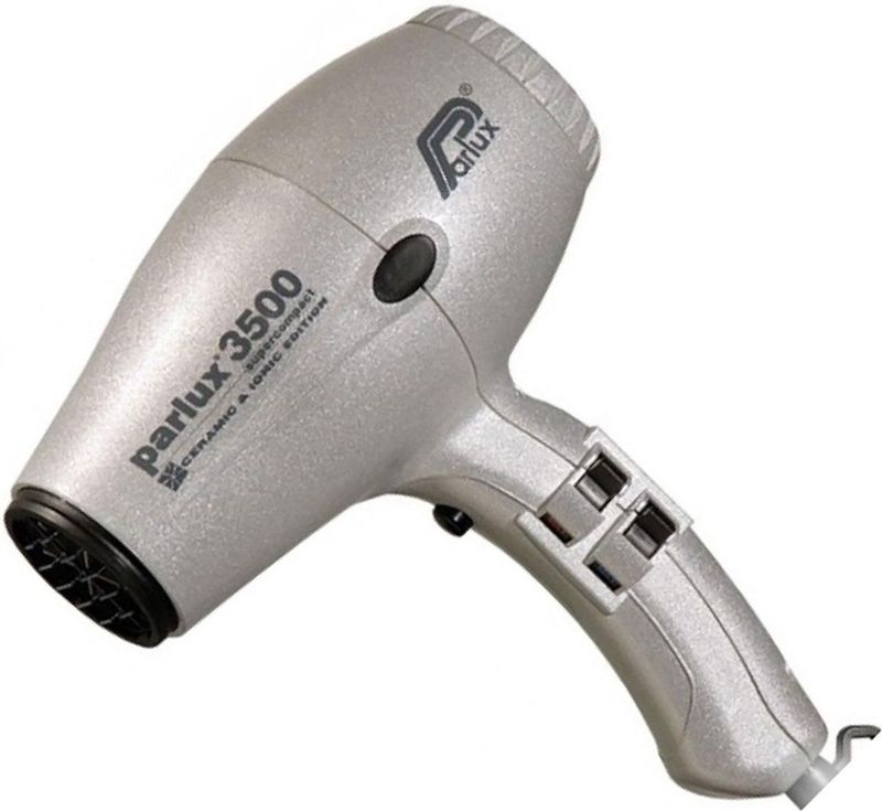 Parlux - 3500 Ionic Föhn - Zilver - 2000 Watt - 4 Warmtestanden