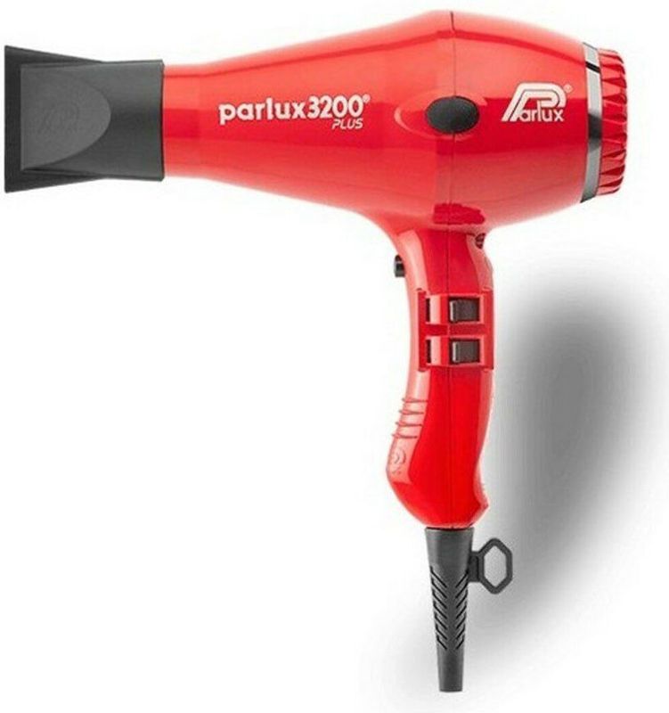 Parlux - 3200 - Föhn - Rood - 1900 Watt - 4 Warmtestanden - 2 Blaassnelheden