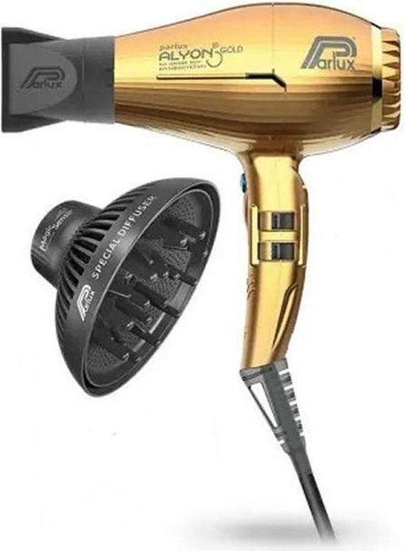 Parlux - Alyon - Föhn - Goud - Inclusief Diffuser - 2250W