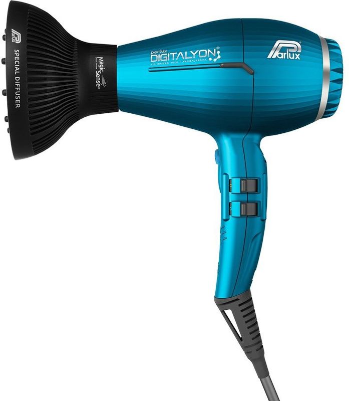 Parlux - Digitalyon - Haardroger - Blauw - Met Magic Sense Diffuser