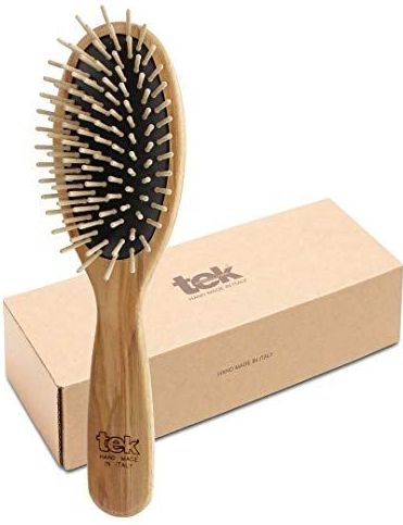 Tek - Houten Haarborstel - Ovalen Vorm - FSC-gecertificeerd Beukenhout