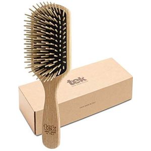 TEK - Rechthoekige Borstel - Houtkleur - 100% FSC-gecertificeerd - VeganOK