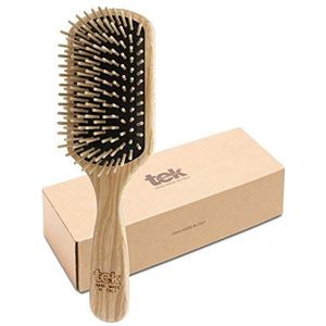 Tek - Rechthoekige Borstel - Hout - Veganistisch - FSC-gecertificeerd