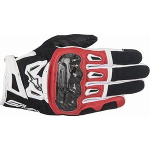 Alpinestars SMX 2 Air Carbon V2, Handschoenen, zwart/rood/witte, M