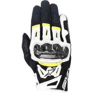 Alpinestars SMX 2 Air Carbon V2, Handschoenen, zwart/witte/neon geel, L