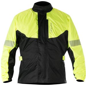 Alpinestars - Hurricane - Regenjas - Fluo Geel Zwart - Waterdicht Nylon
